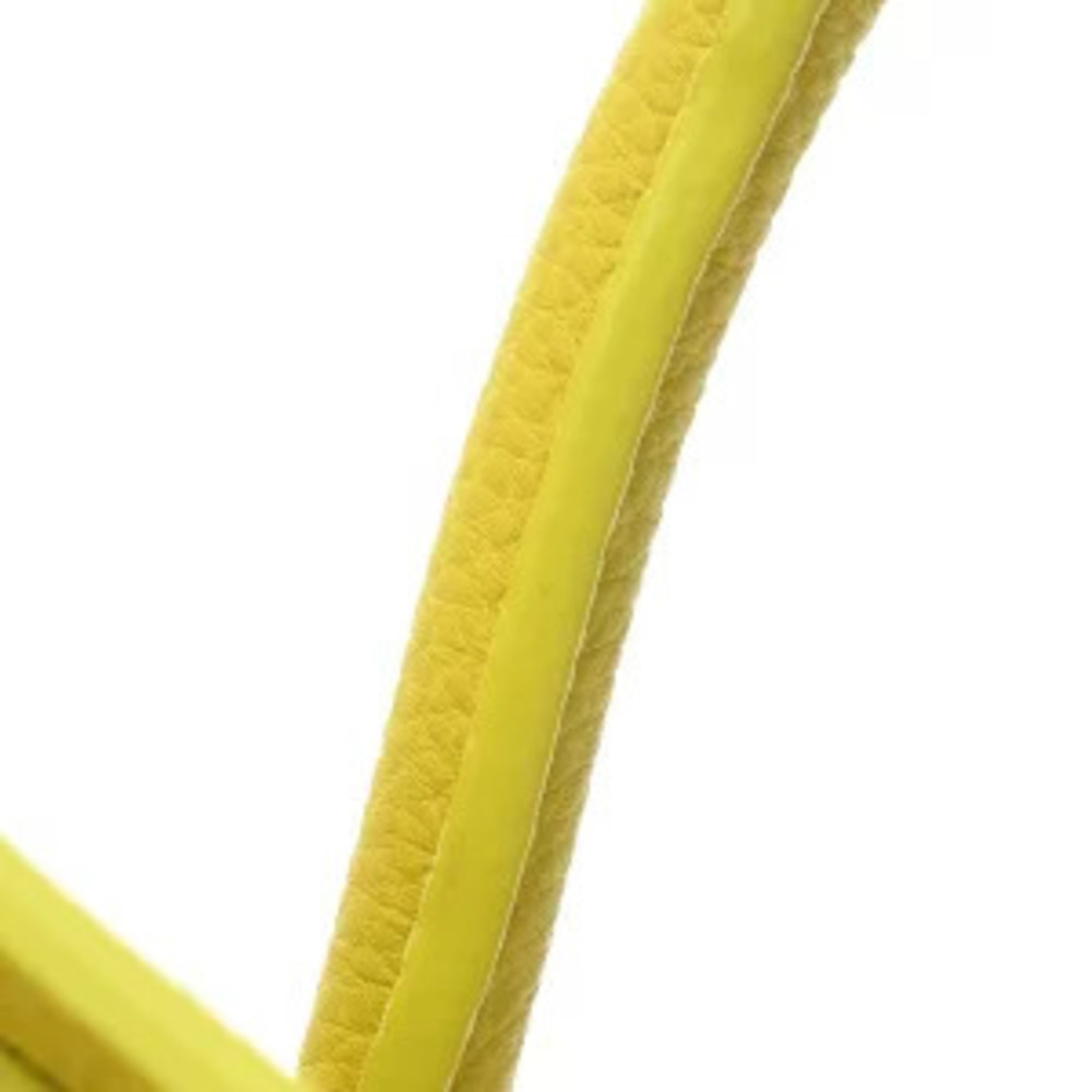 Celine Luggage Shopper Yellow Drummed Calf Leather Handbag - Picture 9 of 9
